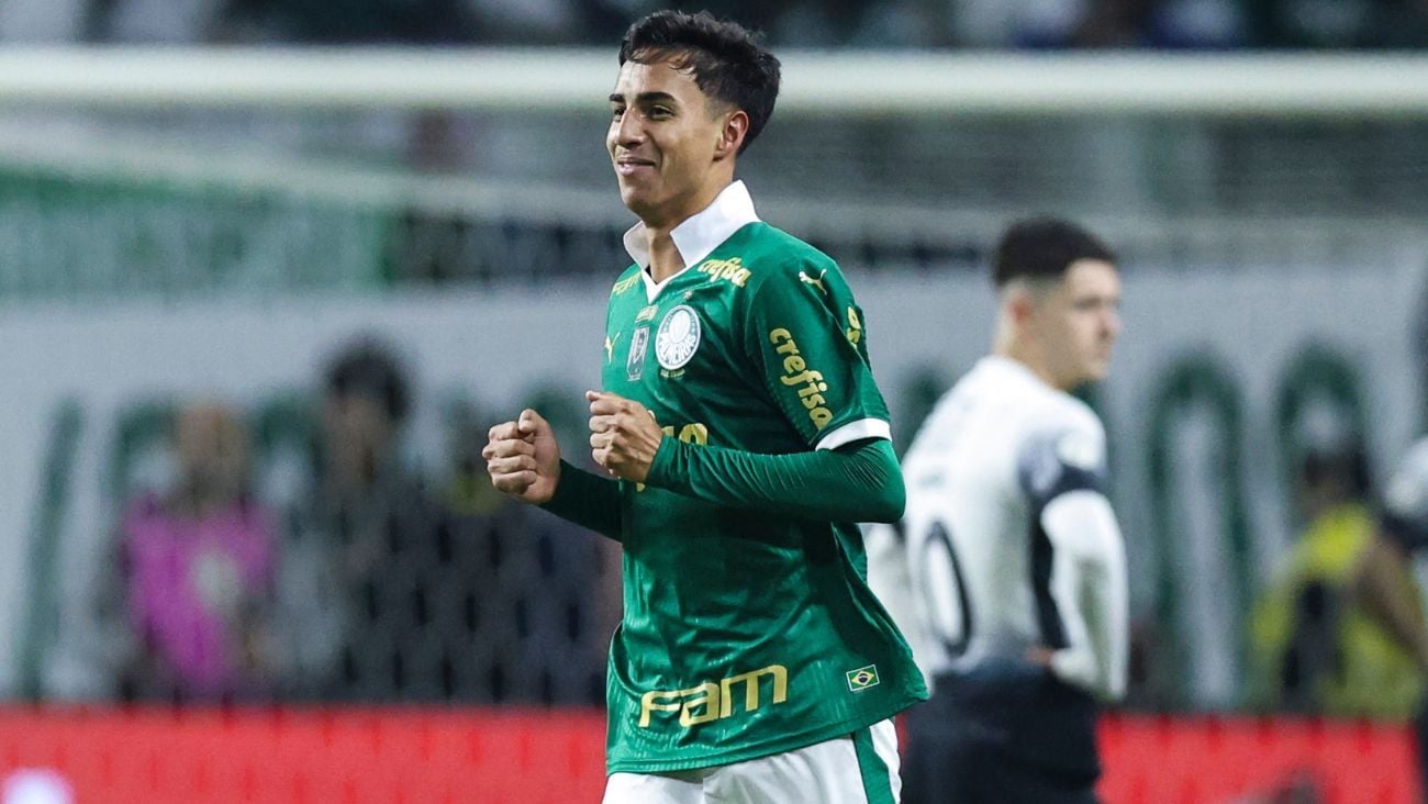 Vitor Reis, la nueva 'perla' del Palmeiras que interesa al FC Barcelona