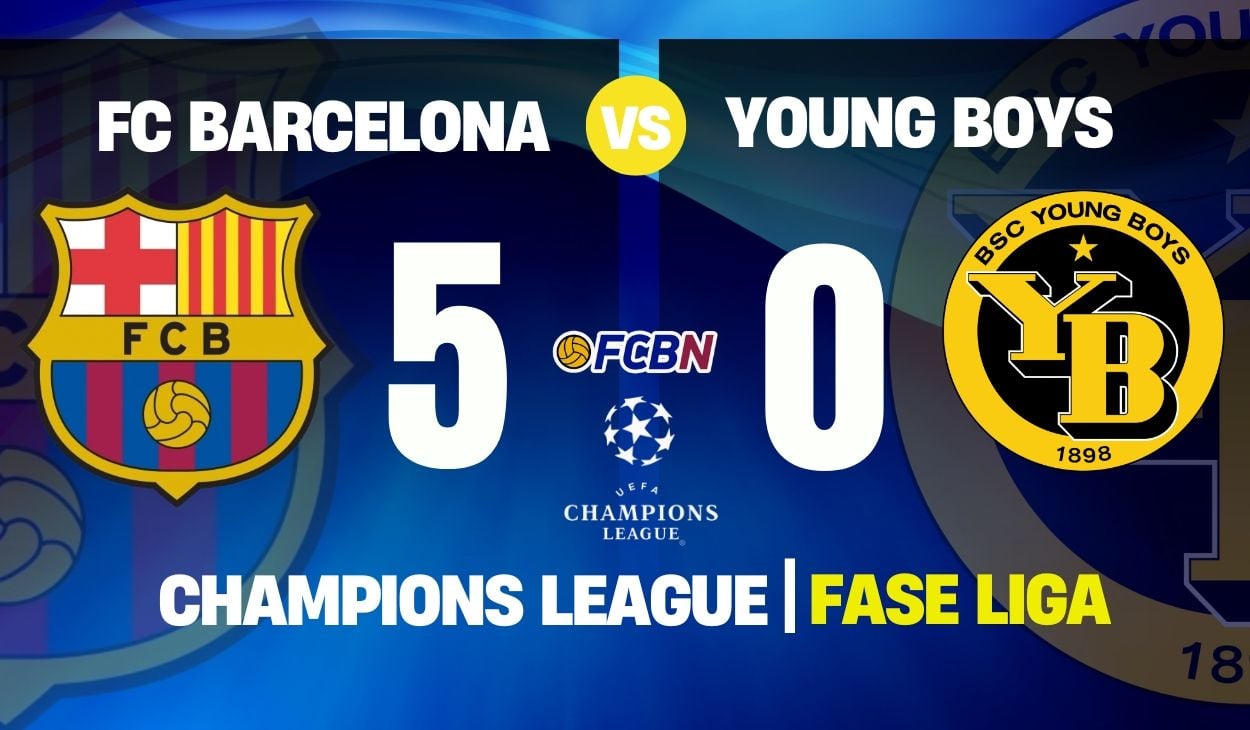 FC Barcelona 5-0 Young Boys: Espectáculo, goleada y golpe sobre la mesa en Europa