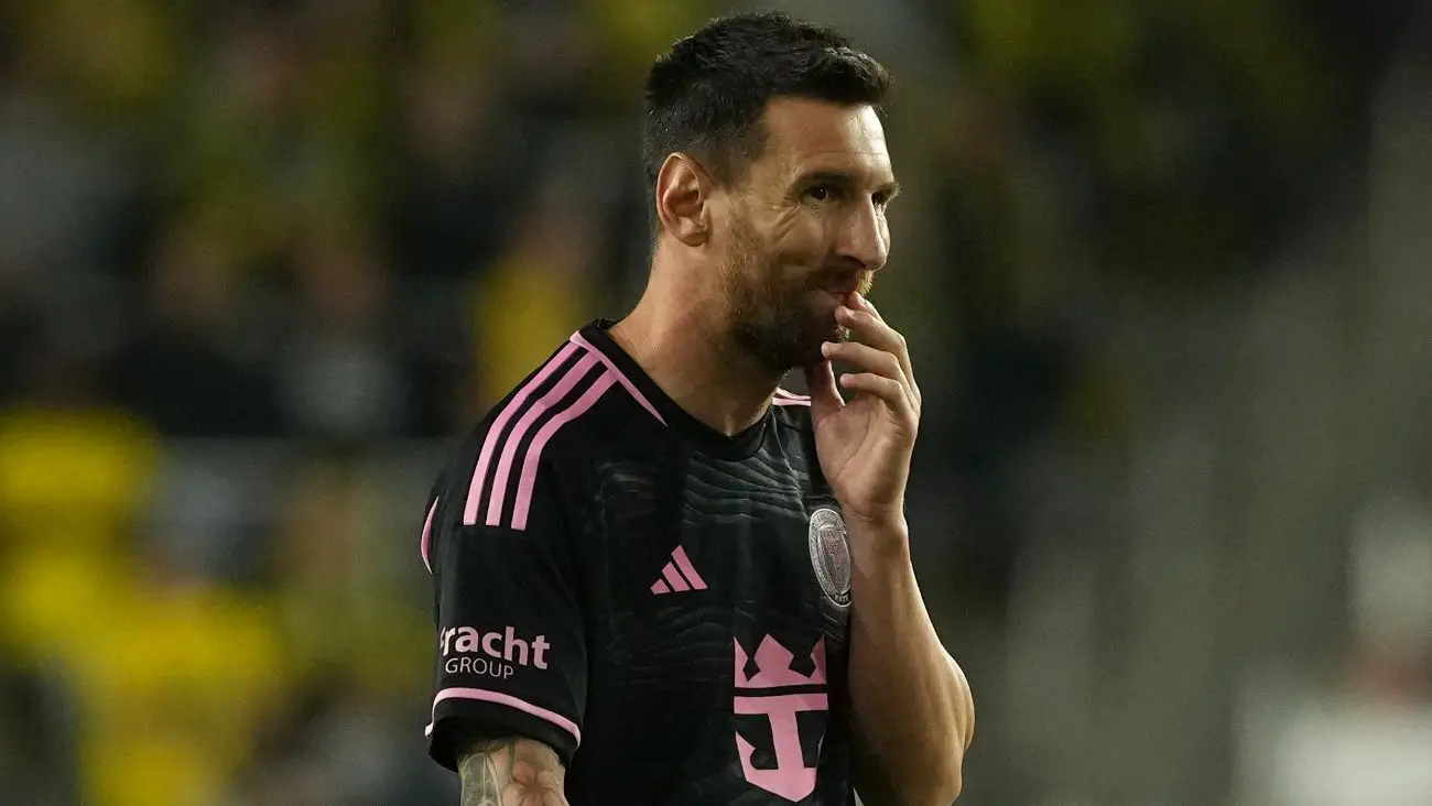 Leo Messi en el duelo entre el Inter de Miami y el Columbus Crew en la MLS 2024 (2)