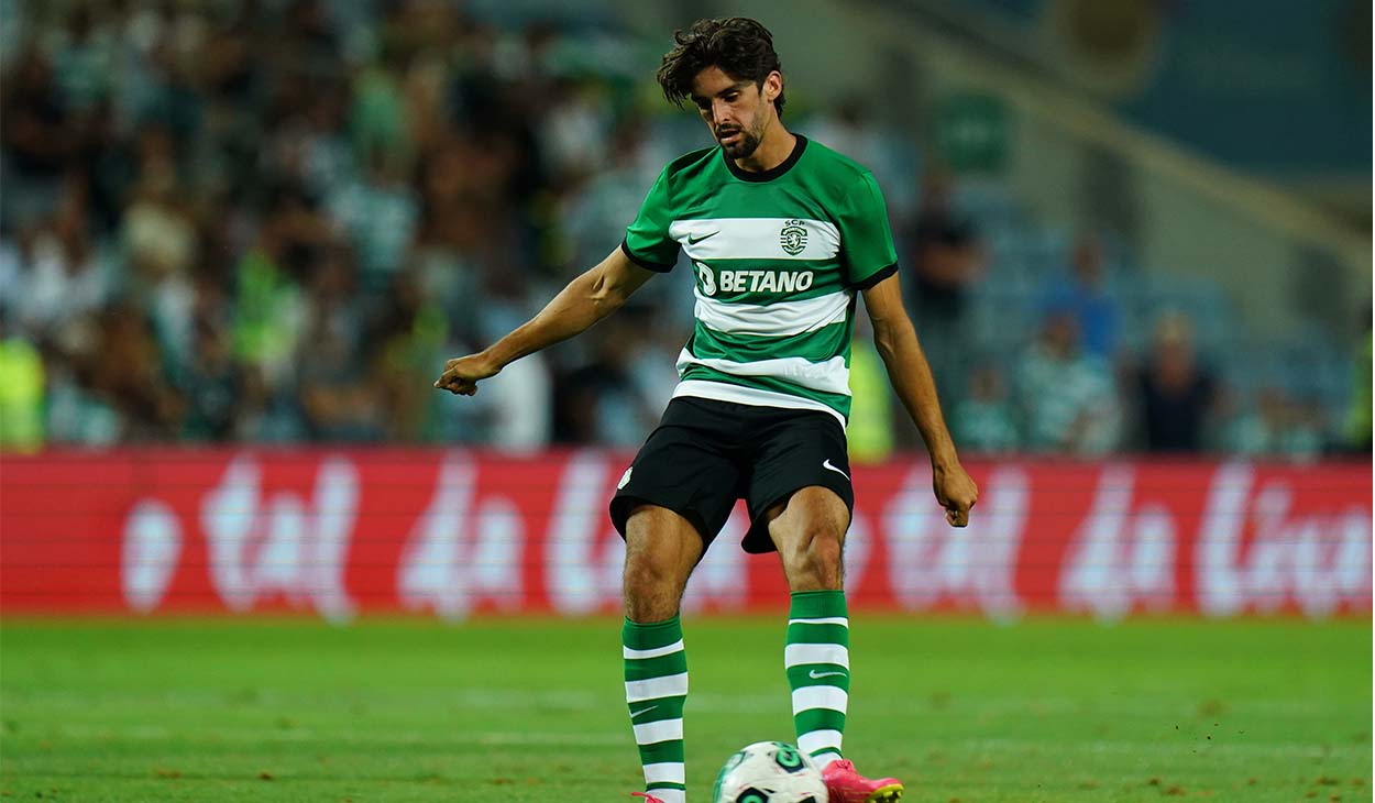 Francisco Trincao in a match with Sporting CP