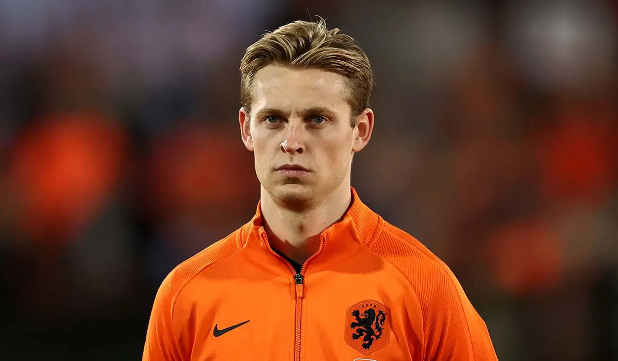 Frenkie de Jong con la selección neerlandesa