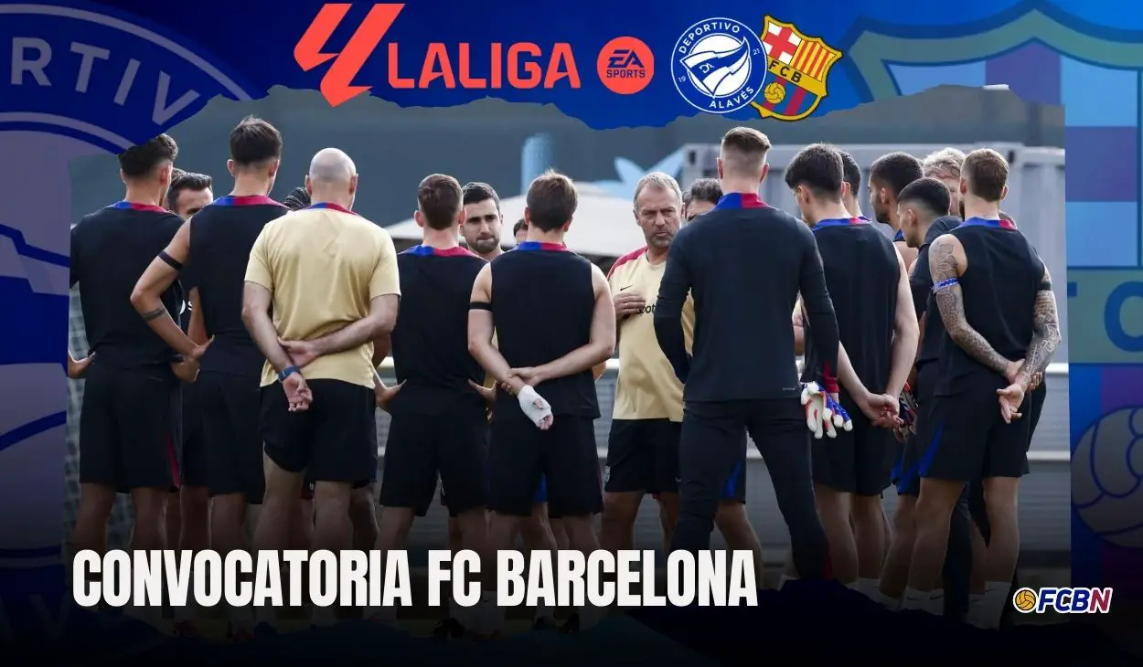 Convocatoria del FC Barcelona para el partido contra Alavés - LaLiga EA Sports 2024/25