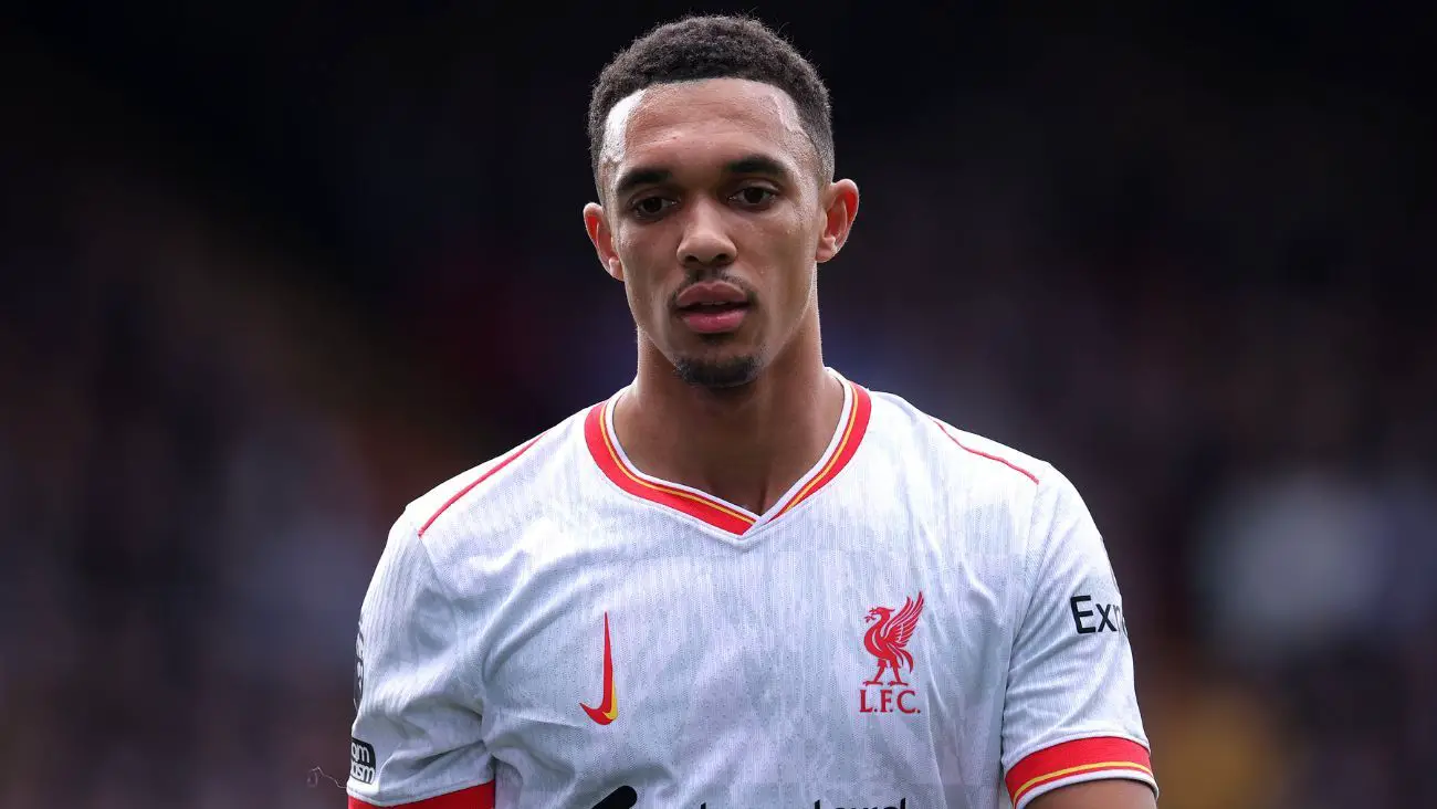 Trent Alexander Arnold con el Liverpool en un duelo ante el Crystal Palace en la Premier League