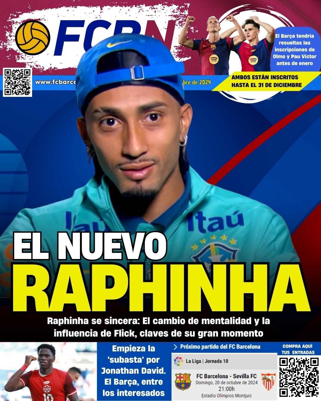 Portada de FCBN 10/10/2024: EL MEJOR RAPHINHA