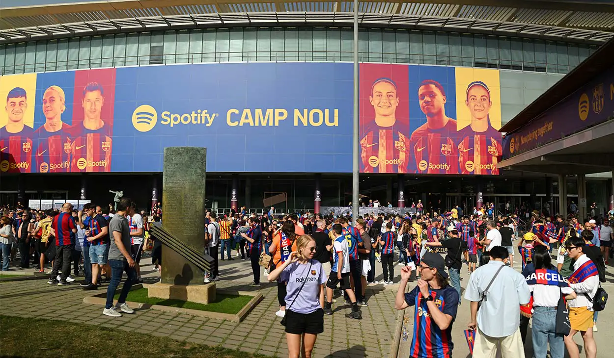 El Spotify Camp Nou antes de su renovación