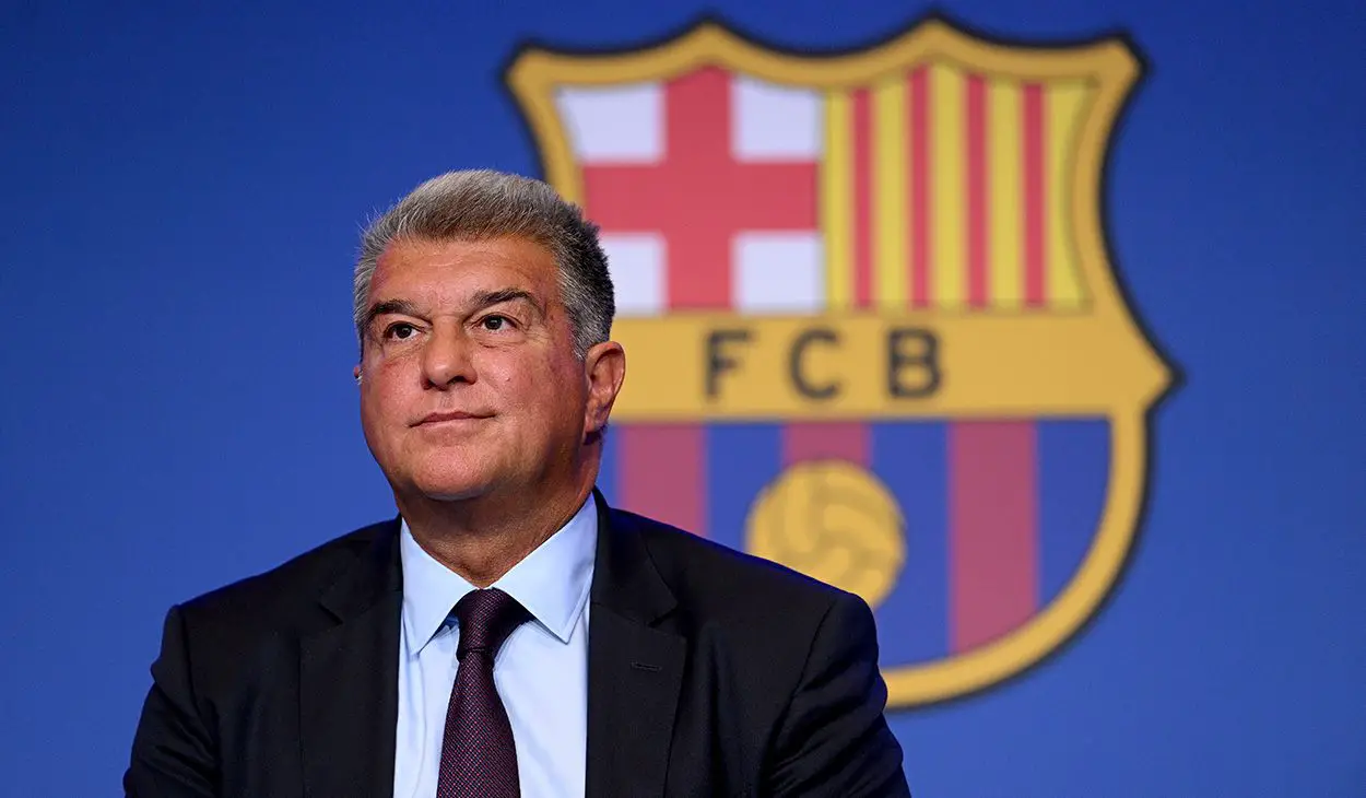 Joan Laporta, presidente del FC Barcelona