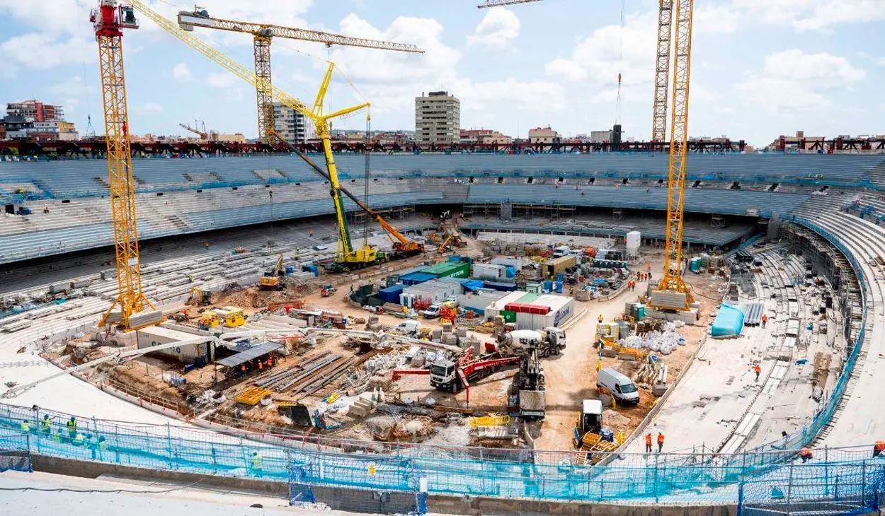 El Spotify Camp Nou, en obras