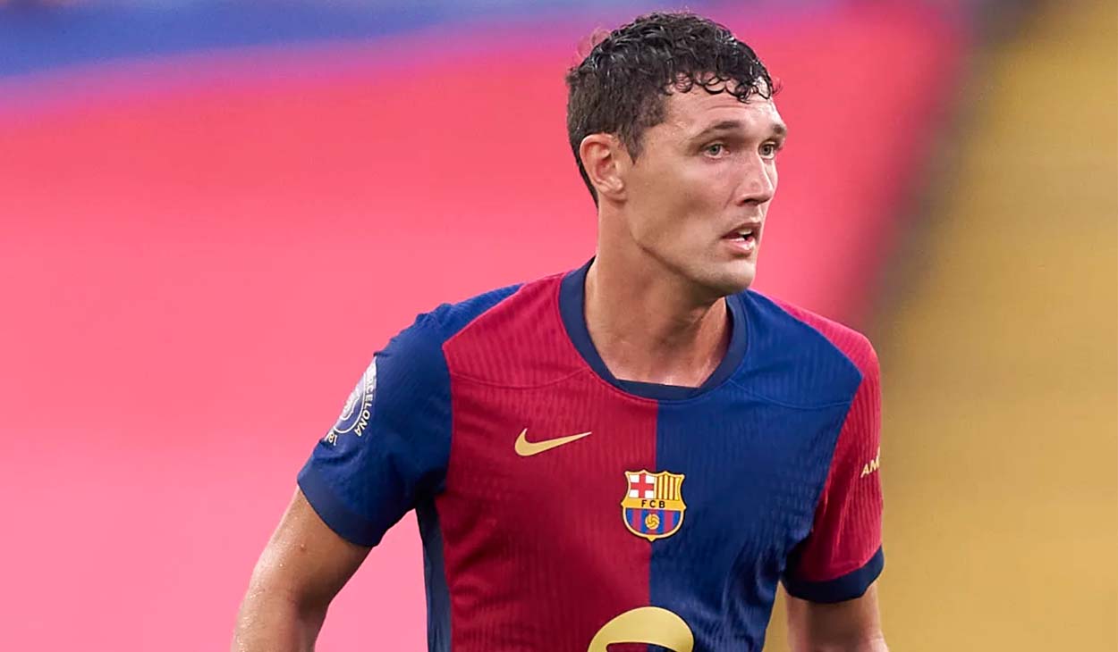 Andreas Christensen durante el Trofeo Joan Gamper 2024