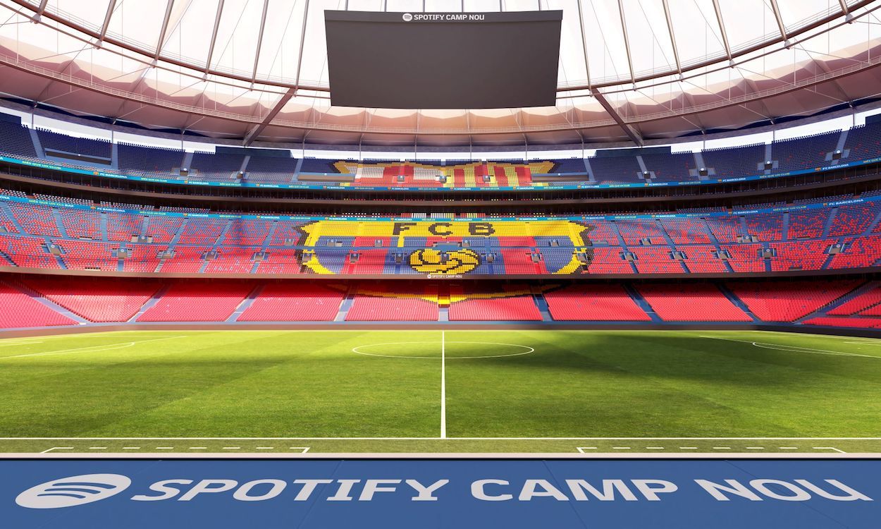 Así será el nuevo Spotify Camp Nou en el primer partido del Fútbol Club Barcelona