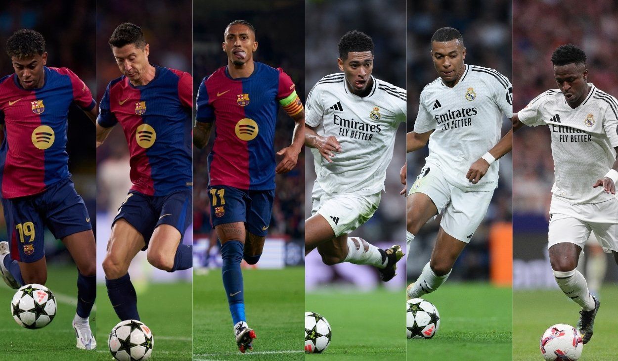 Madrid-Barça: Los grandes duelos del Clásico en la delantera