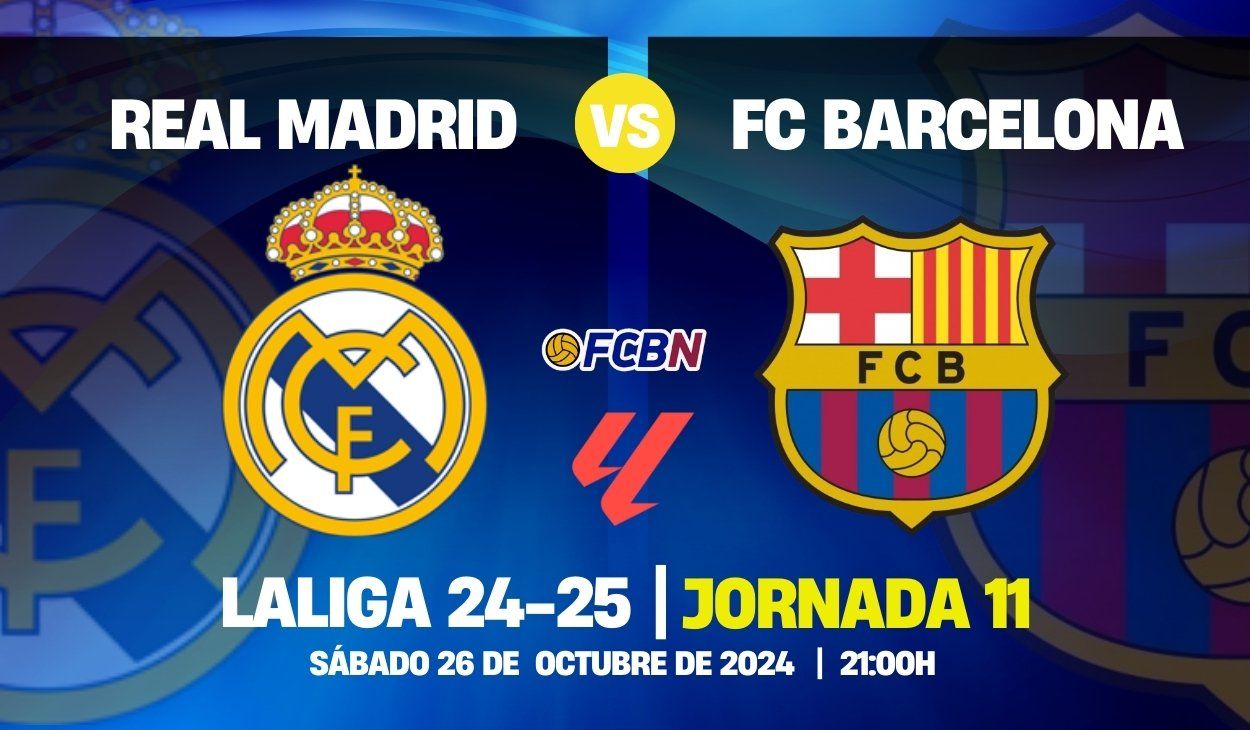 Real Madrid contra Barcelona El Clásico LaLiga 2024 25