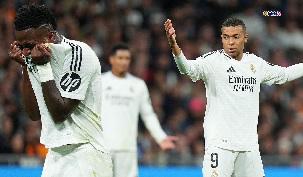 Vinicius, Mbappé y Bellingham, retratados en el Clásico