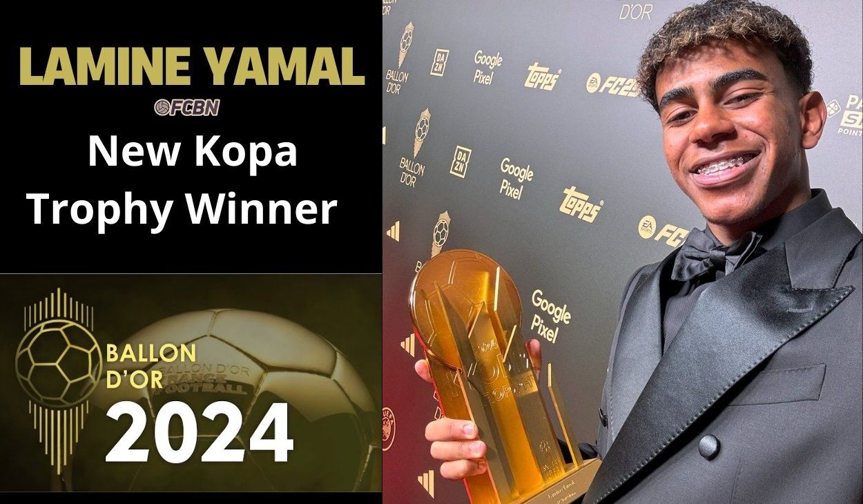 Lamine Yamal se convierte en el ganador más joven del Trofeo Kopa