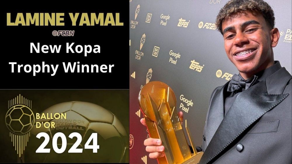 Lamine Yamal se convierte en el ganador más joven del Trofeo Kopa