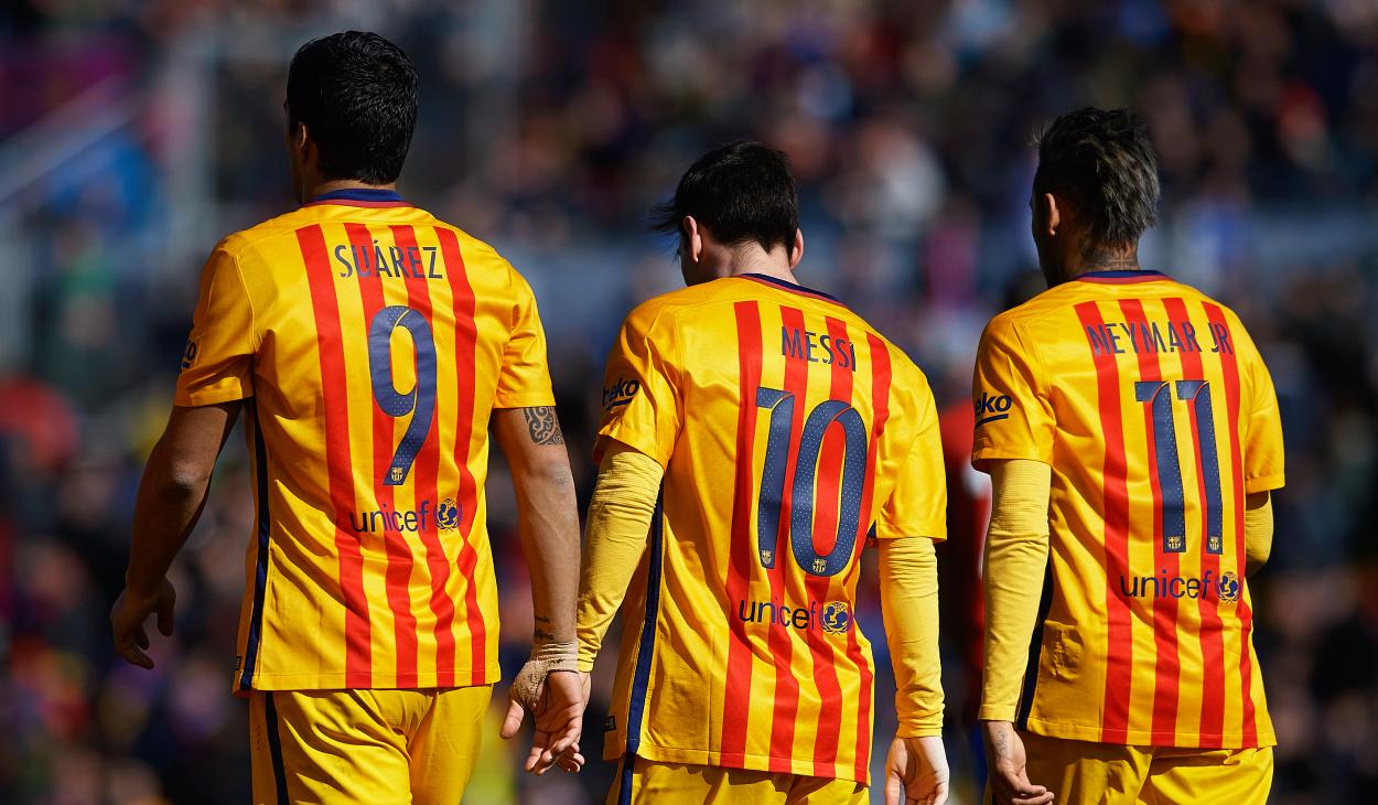 suarez messi neymar