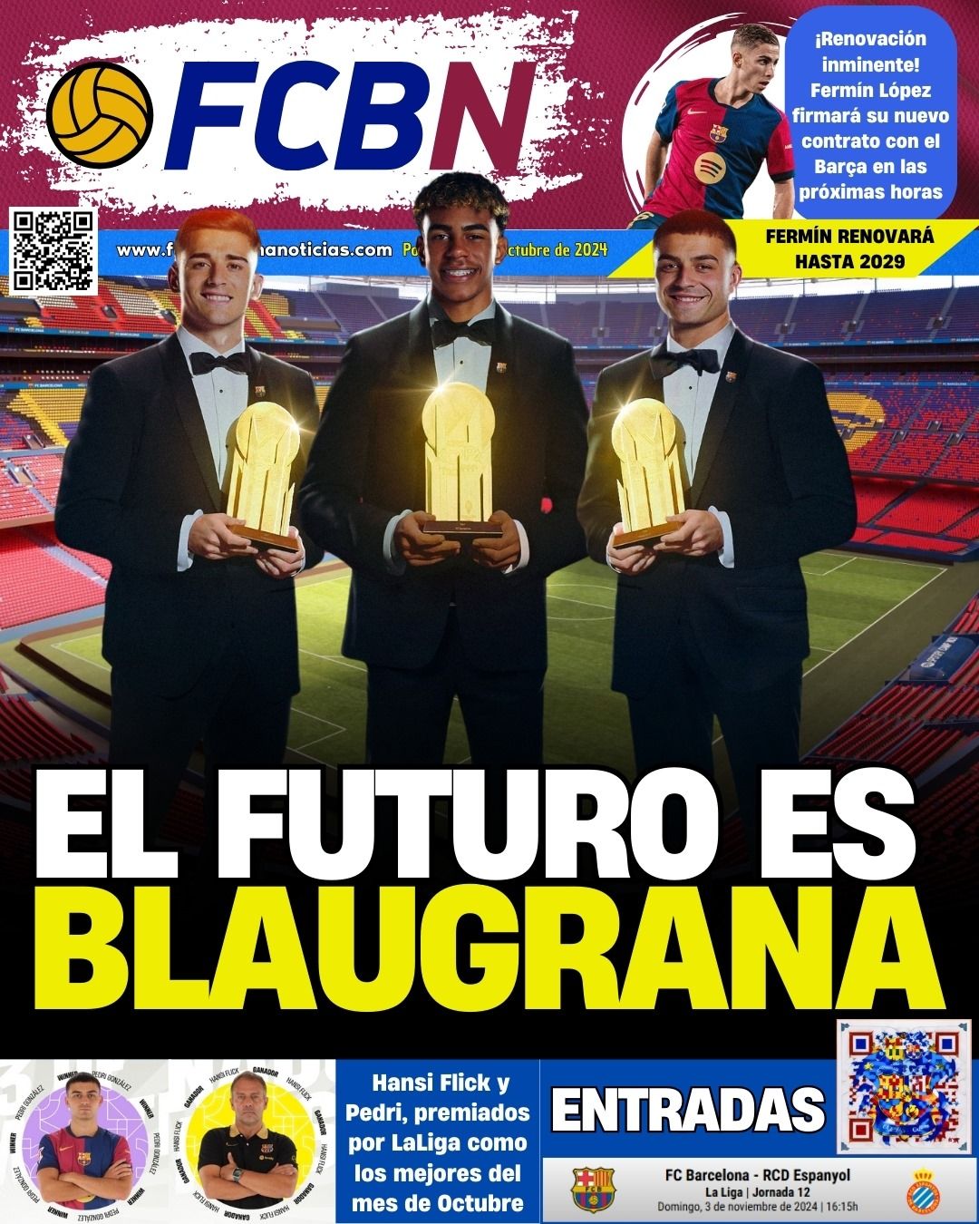 Portada FCBN miércoles 30 octubre 2024 Futuro blaugrana