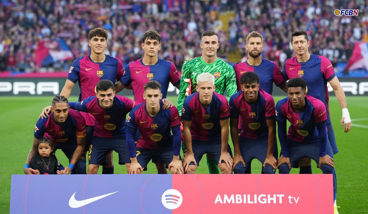 El once del Barça ante el Espanyol