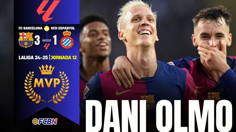 Dani Olmo, el 'MVP' del Barça-Espanyol