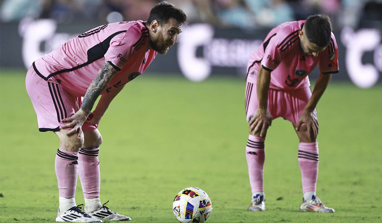 Leo Messi, durante el Inter Miami-Atlanta United (2-3)