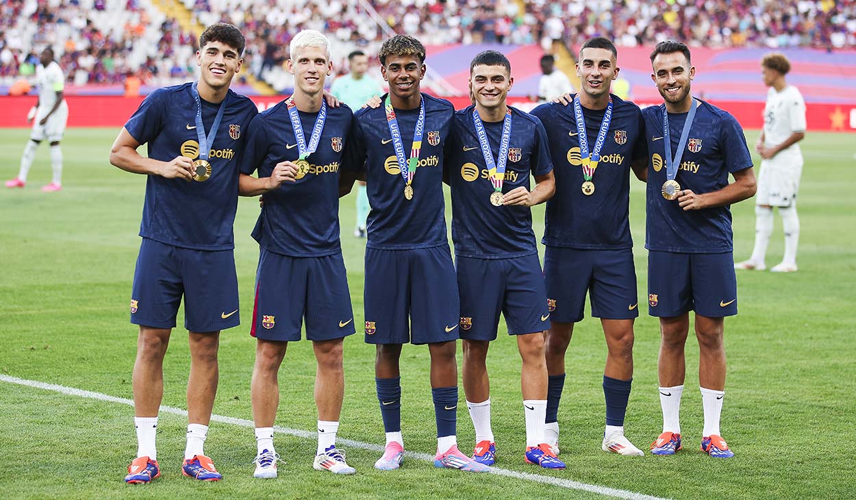 Campeones olímpicos y de Europa del Barça