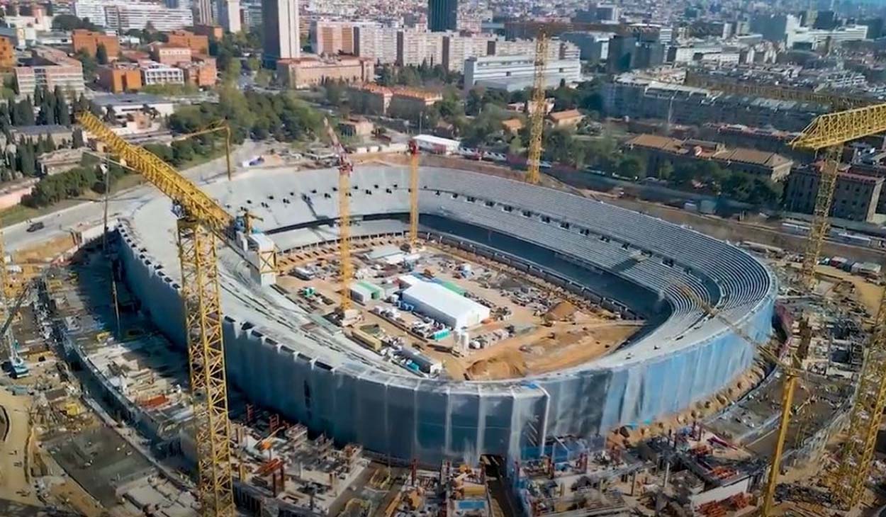 El Spotify Camp Nou en obras