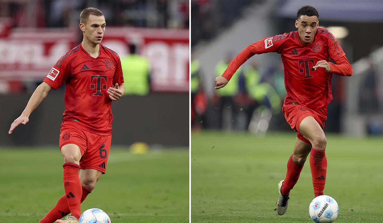 Joshua Kimmich y Jamal Musiala con el Bayern Múnich