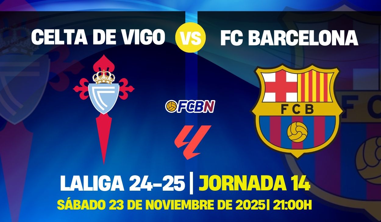 Celta-Barça:  En busca de retomar la senda de la victoria en el complicado Balaídos