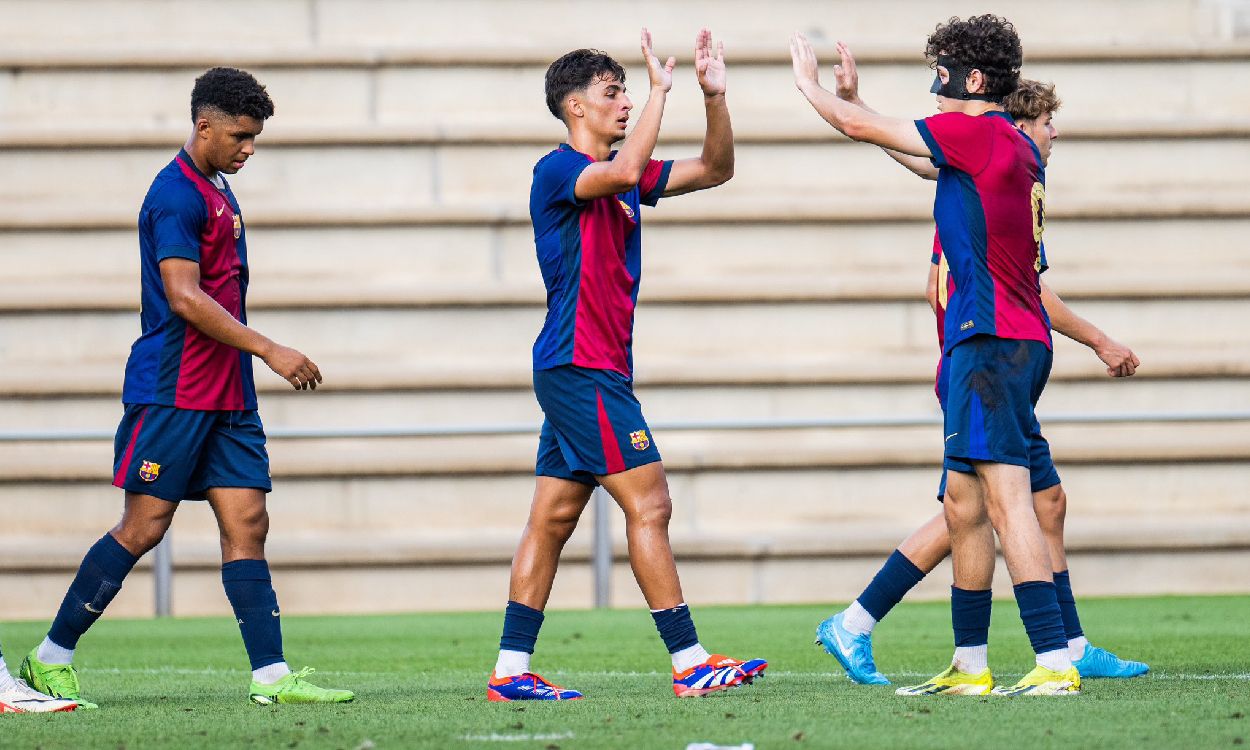 Guille Fernández en un partido de pretemporada frente al Cornellá