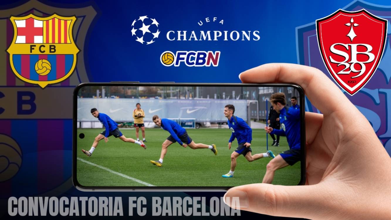 FCBN Convocatoria FC Barcelona Brest Champions League Jornada 5