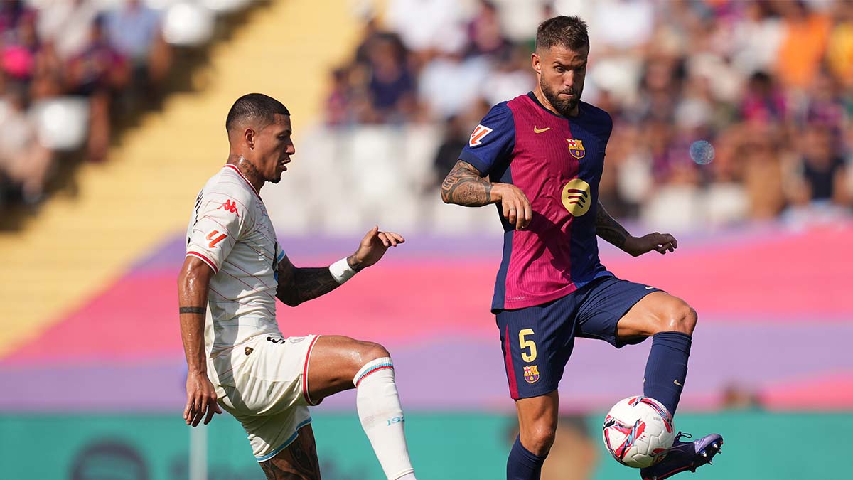 Iñigo Martínez en un Barça-Valladolid