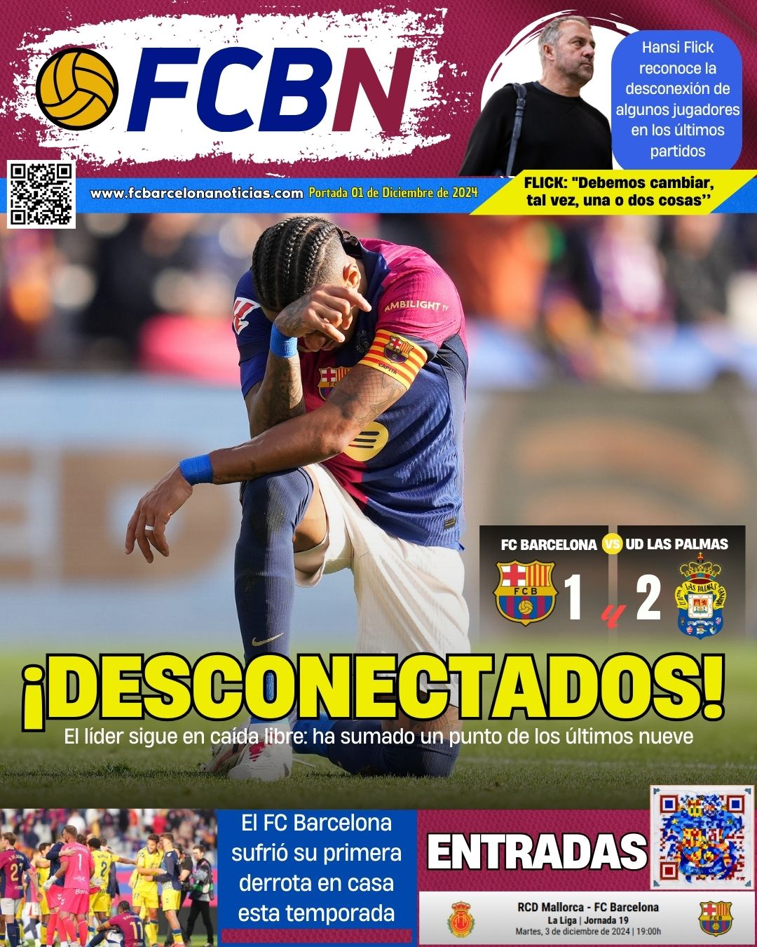 Portada de FCBN 01/12/2024: ¡DESCONECTADOS!