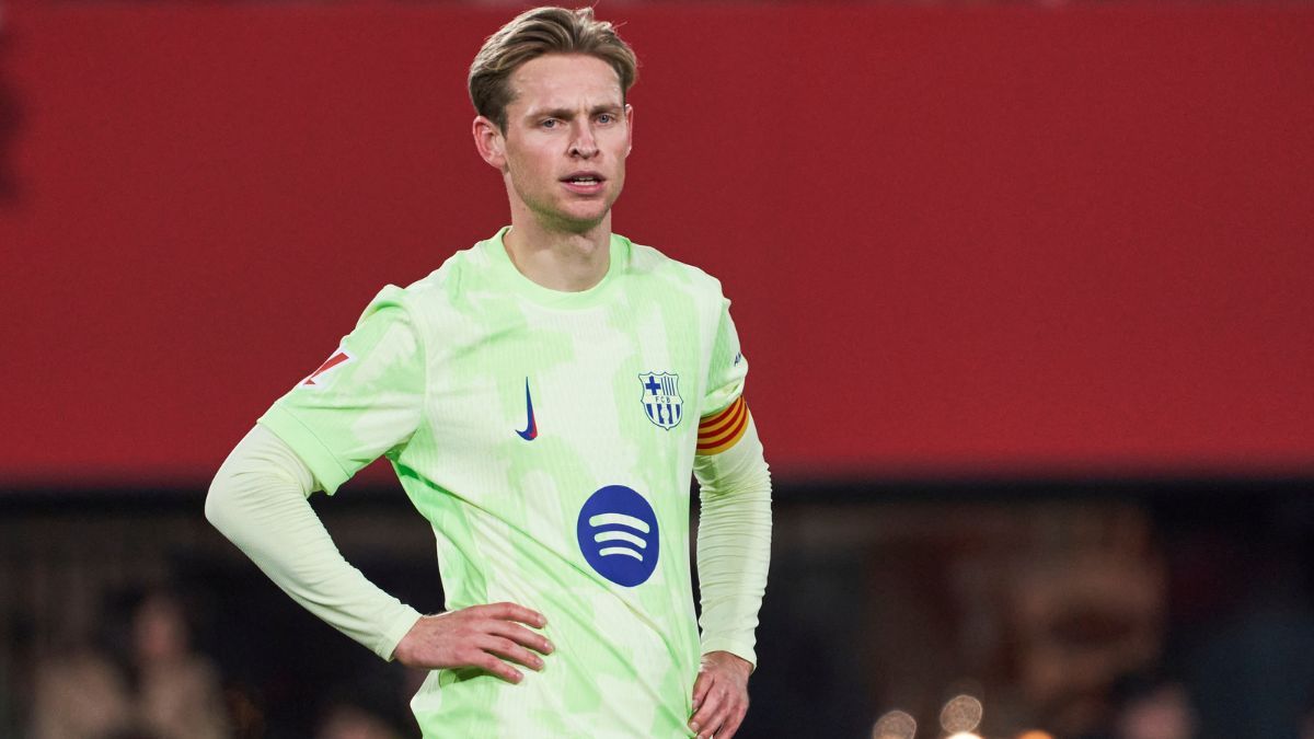 Frenkie de Jong en el duelo entre el FC Barcelona y el RCD Mallorca en LaLiga EA Sports 2024 25