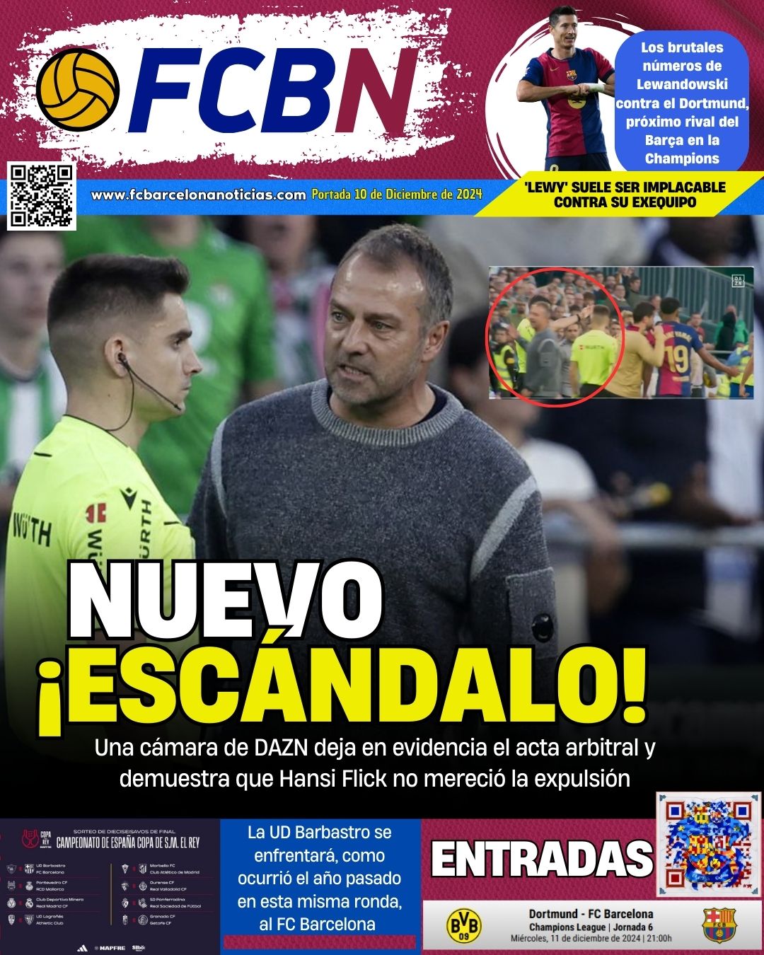 Portada de FCBN 10/12/2024: NUEVO ¡ESCÁNDALO!