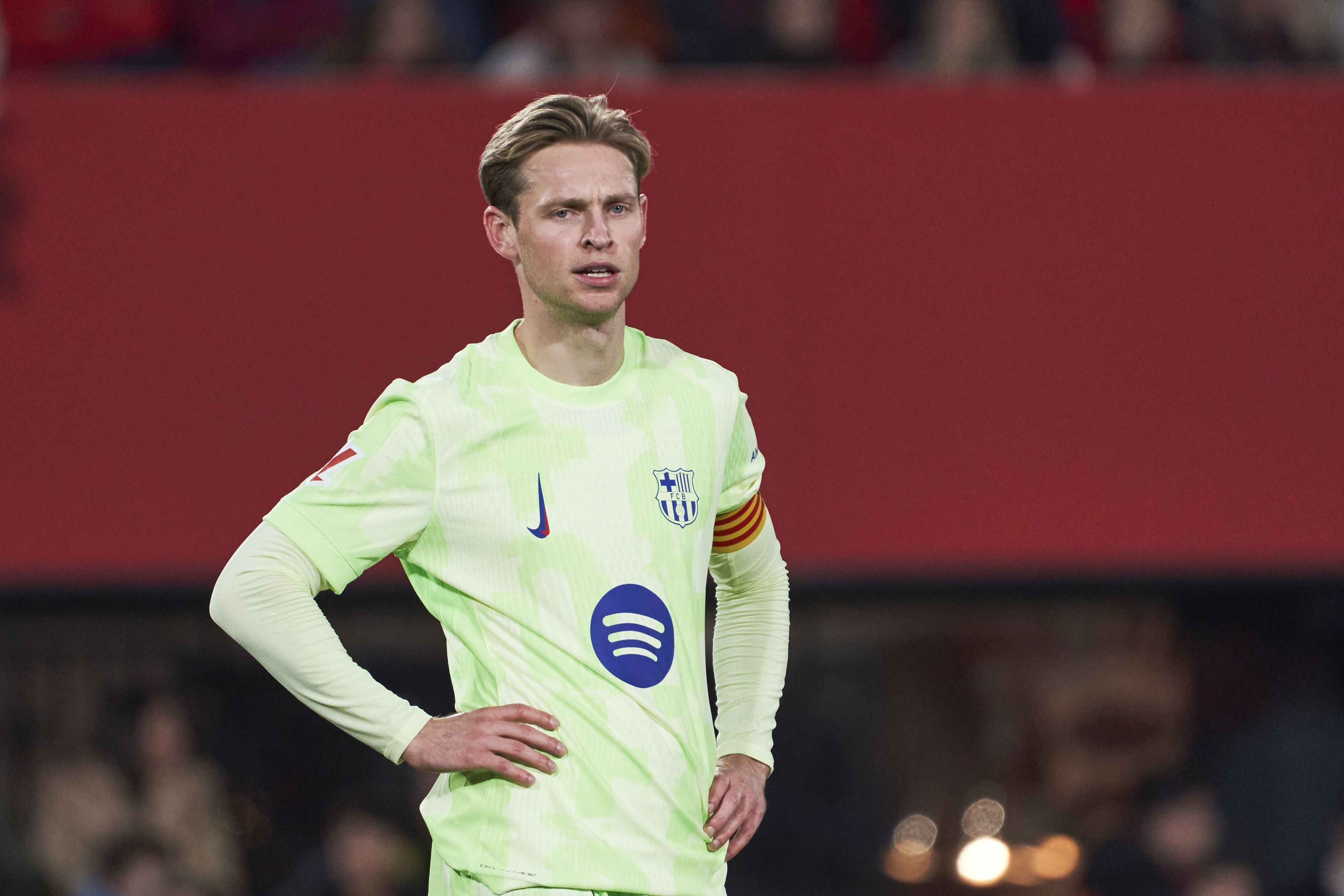 Frenkie de Jong durante el Mallorca-Barça