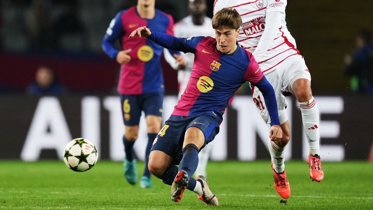 Pablo Torre durante el compromiso de Champions League ante el Brest