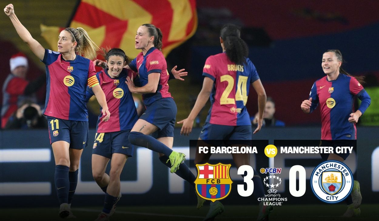 BARÇA FENMENI 3 MANCHESTER CITY 0 CHAMPIONS FEMENINA