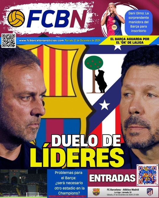 PORTADA FCBN 21 DICIEMBRE 2024 FC BARCELONA ATLÉTICO DE MADRID