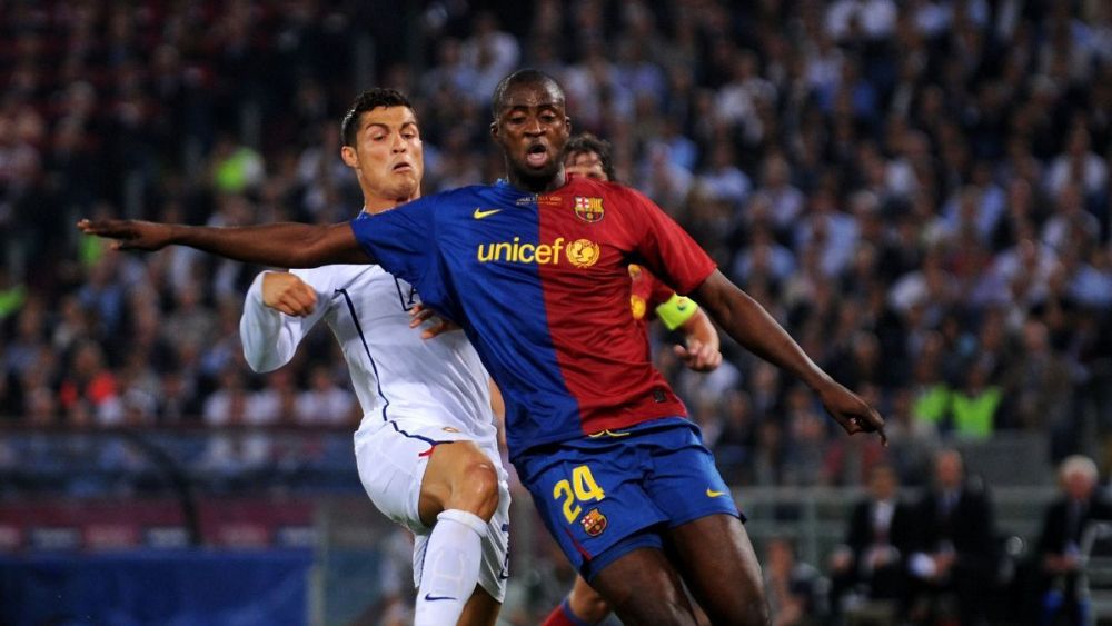 Yaya Touré was one of the culés who wore the number 24.