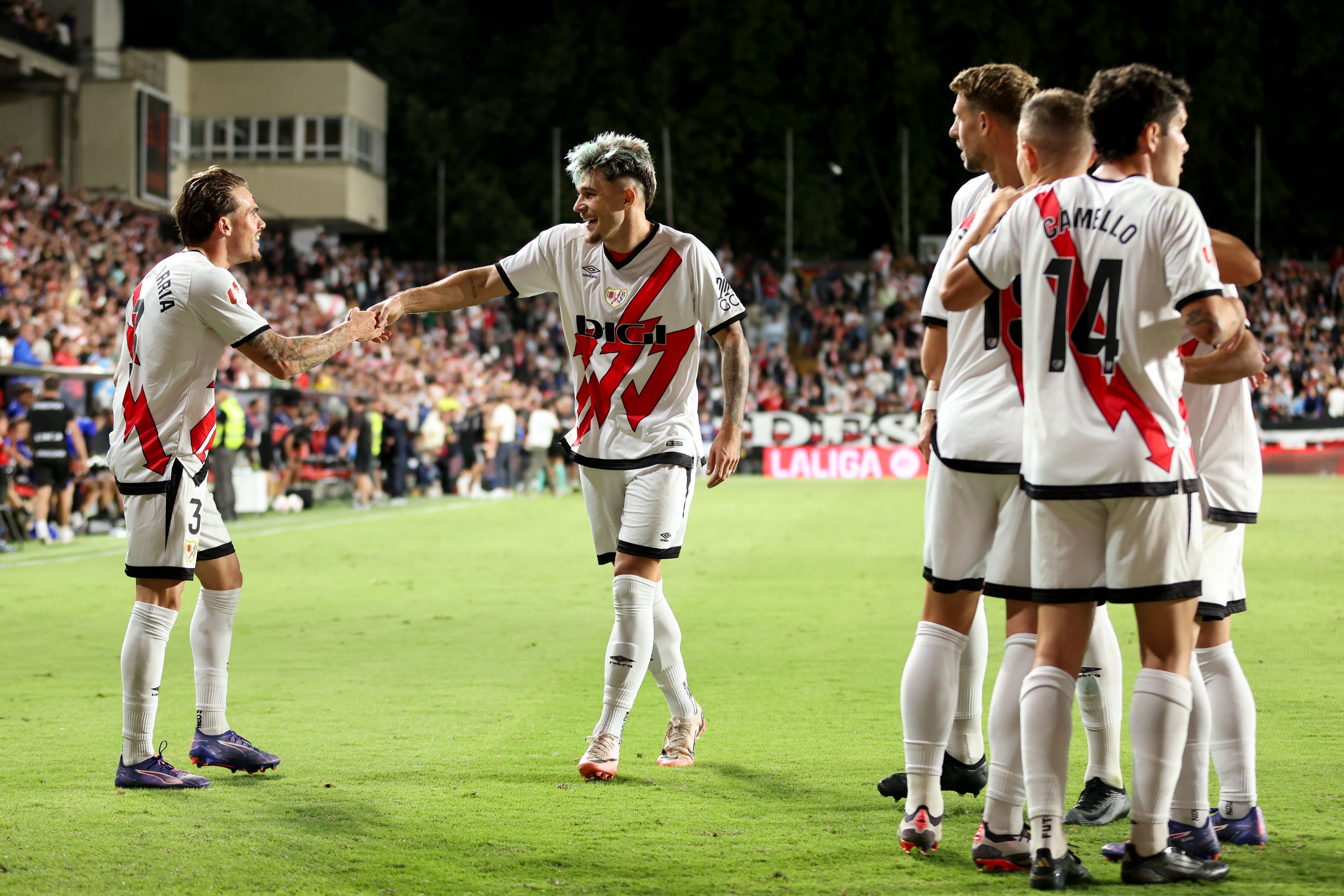 jugadores rayo vallecano v osasuna