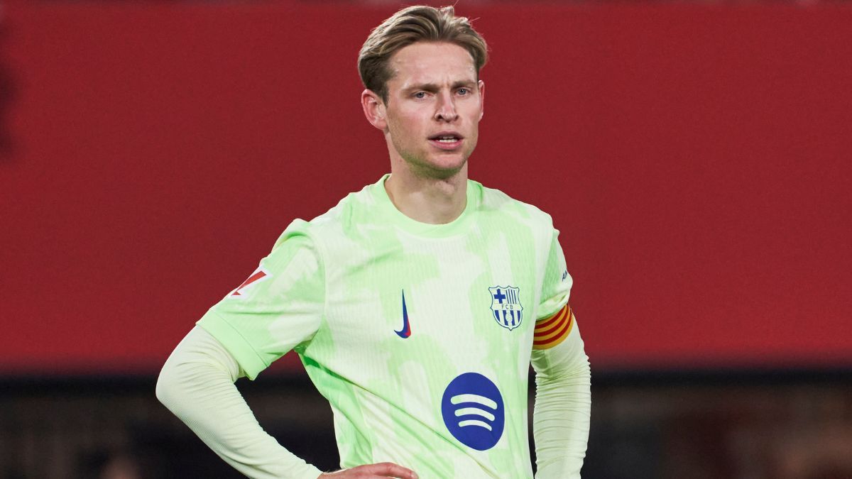 Frenkie de Jong en el duelo entre el FC Barcelona y el RCD Mallorca en LaLiga EA Sports 2024-25