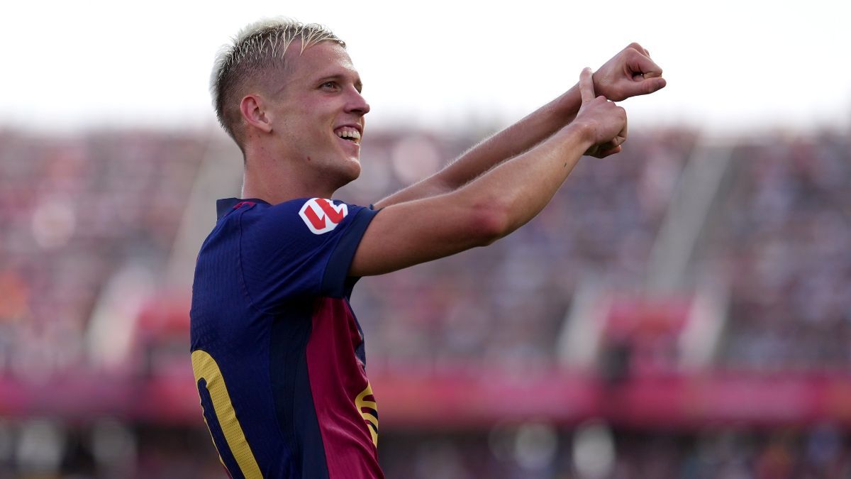 dani olmo celebrando