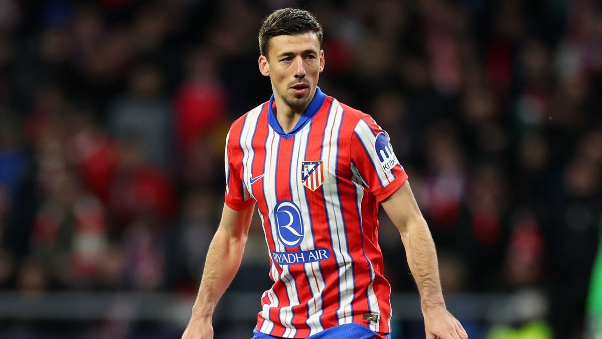 Clément Lenglet en el duelo entre el Atlético de Madrid y el Slovan Bratislava en la UEFA Champions League 2024 25