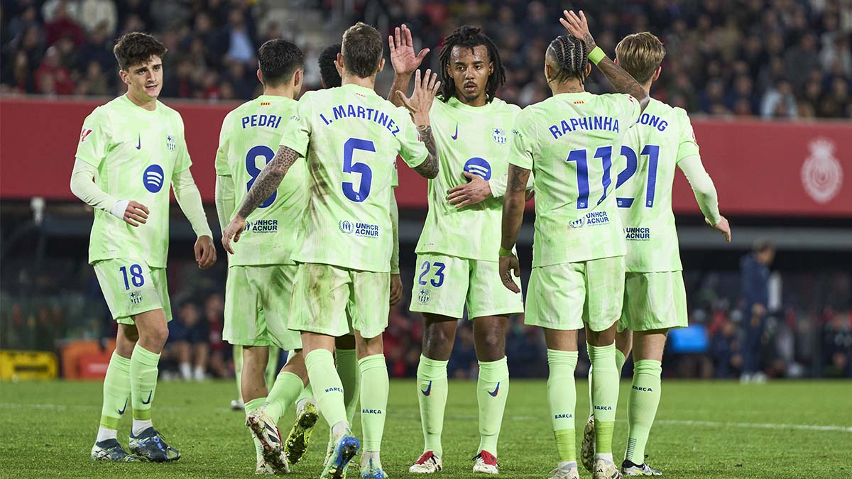 jugadores fc barcelona v mallorca