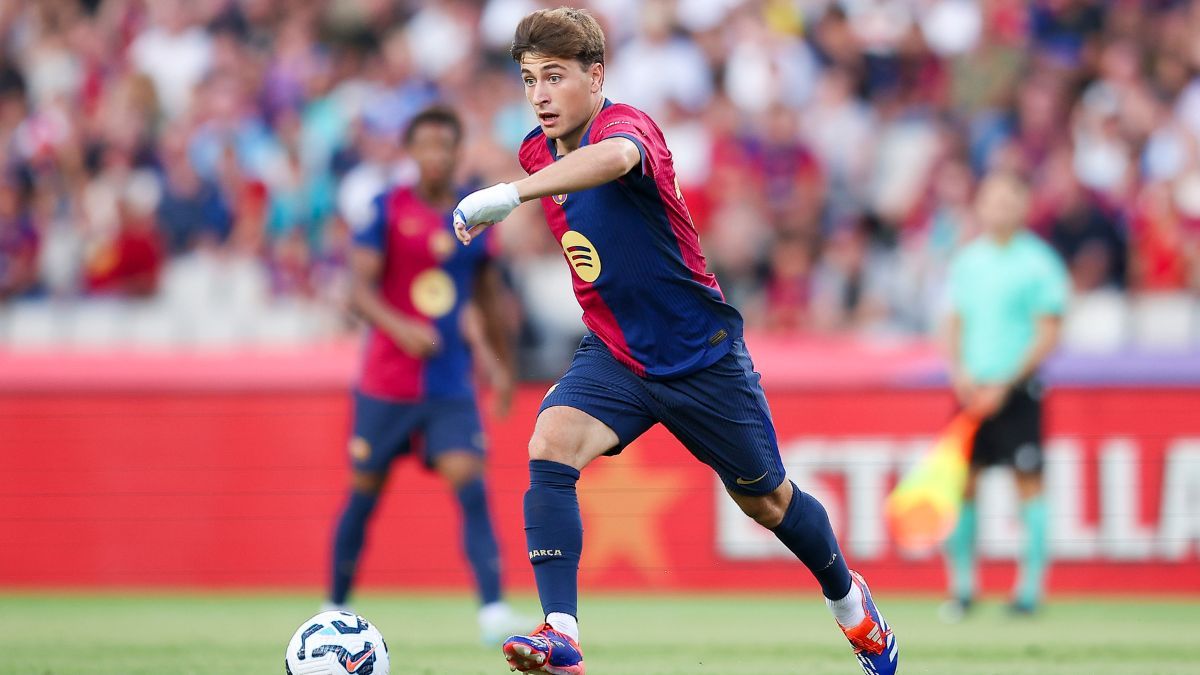 Pablo Torre en el duelo entre el FC Barcelona y el AS Mónaco en el Trofeo Joan Gamper 2024 25