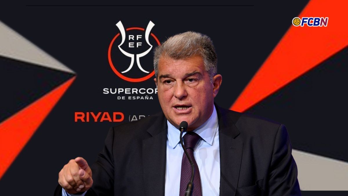 Joan Laporta lanza un 'dardo' a LaLiga y la RFEF por las inscripciones de Olmo y Pau Víctor