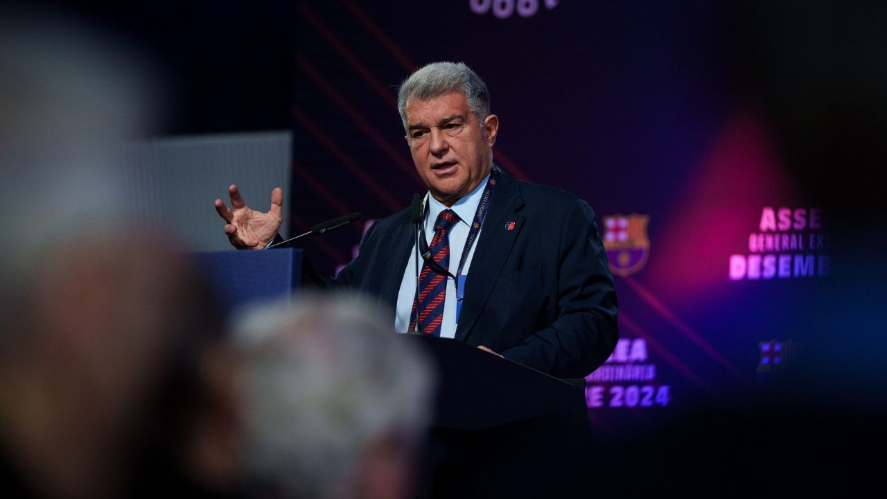 ⁠Laporta azota a la oposición: “Ojalá el Barça no caiga nunca en sus manos”