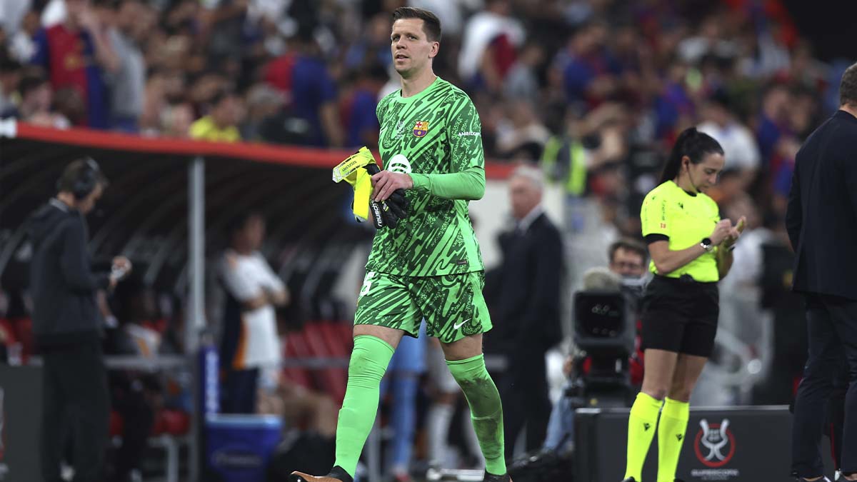 Wojciech Szczesny, expulsado en el Clásico de la Supercopa de España