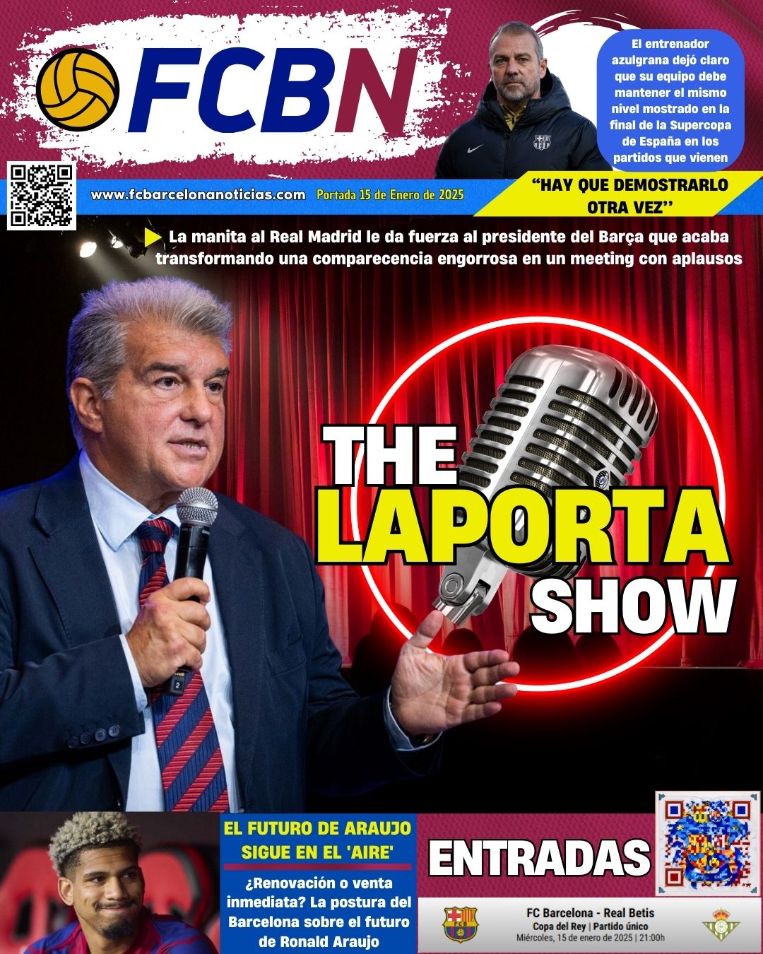 Portada de FCBN 15/01/2025: THE LAPORTA SHOW