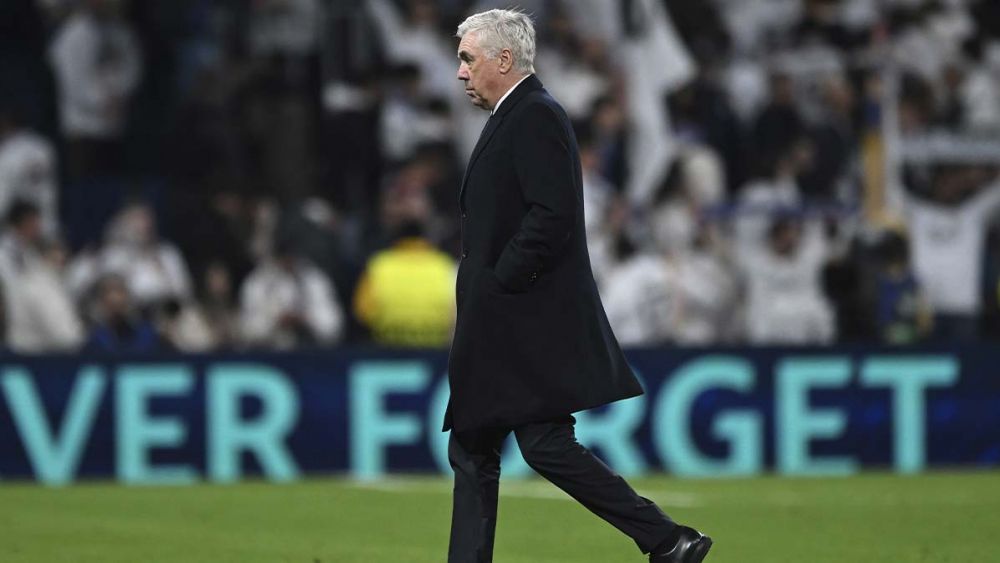 Carlo Ancelotti, después de un partido del Real Madrid Carlo Ancelotti, después de un partido del Real Madrid