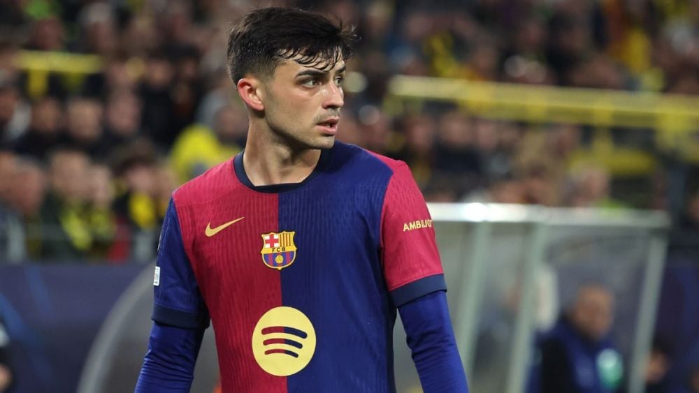 Pedri González en el duelo entre el FC Barcelona y el Borussia Dortmund en la UEFA Champions League Pedri González en el duelo entre el FC Barcelona y el Borussia Dortmund en la UEFA Champions League